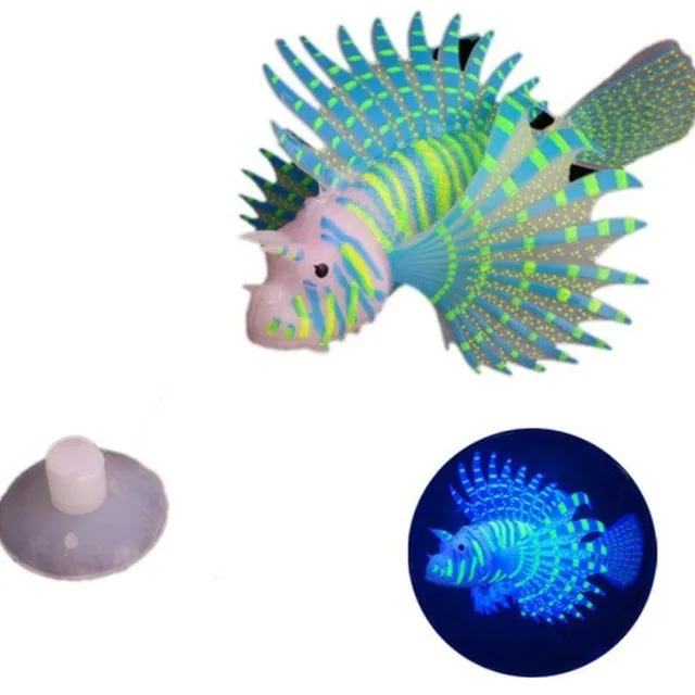 Pește luminescent - decor pentru acvariu