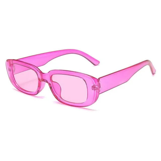 Klasické obdélníkové dámské sluneční brýle - různé barvy