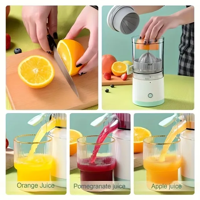 Practical road juicer with automatic juice and separation