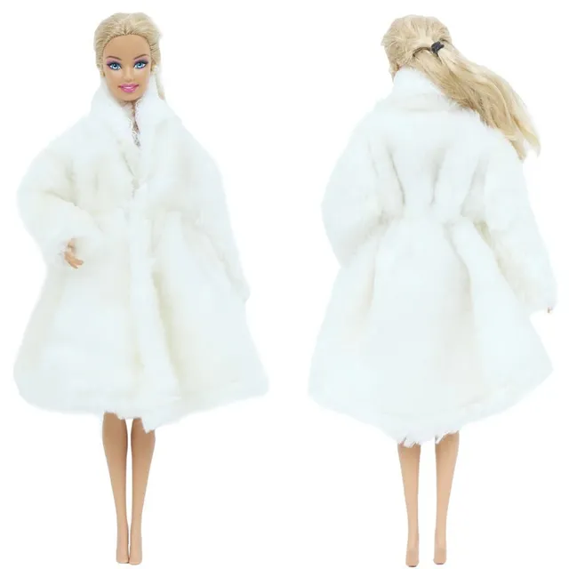 Soft coat for Barbie doll 3