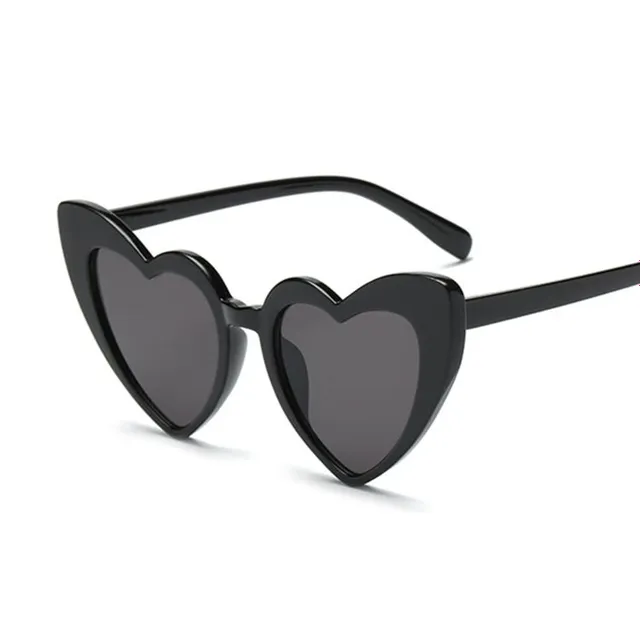 Stylish women's heart shaped sunglasses with UV 400 - several colour options Barbara