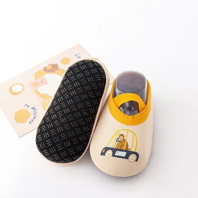 Children's original modern stylish barefoot shoes with motif of fruit and vegetables Mae