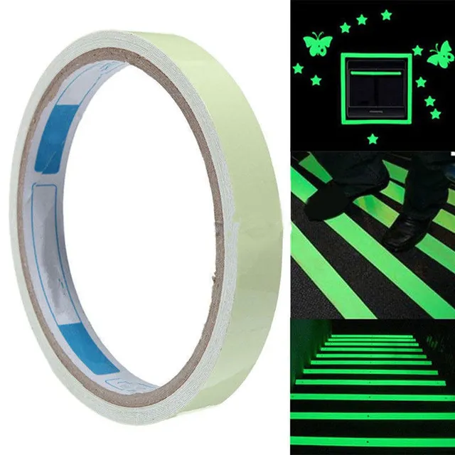 Illuminated safety tape 10 metres - width 1 cm