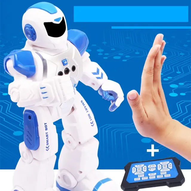 Programovatelný robotický tanečník s dálkovým ovládáním a gesty
