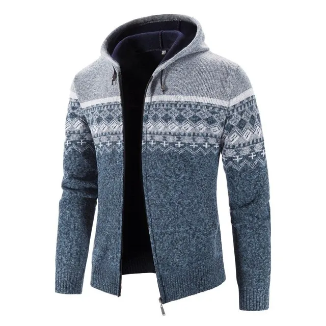 Stylish men's insulated sweatshirt WARMIE