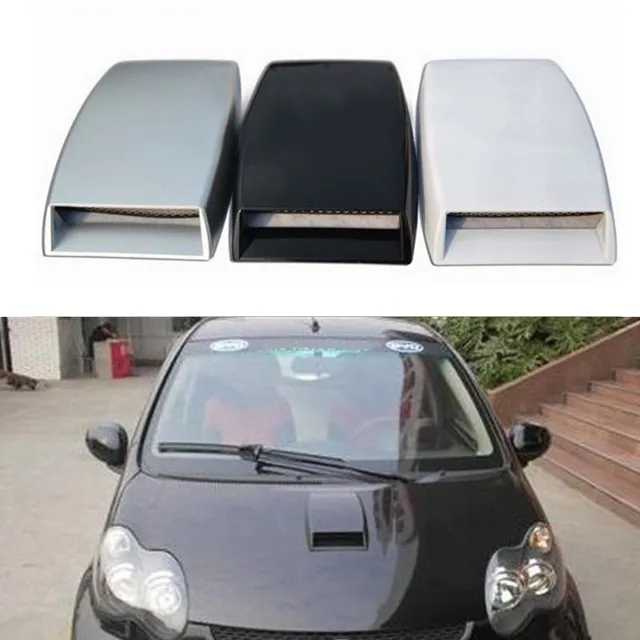 Imitation air intake in the bonnet