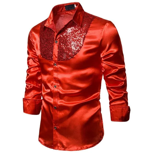 Men's shirt sequins Maribel