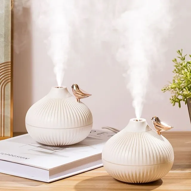 Small and quiet humidifier with night light "Onion"