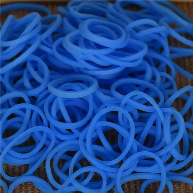 DIY knitting elastics for hair and crafting 300 pcs