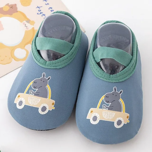 Children's original modern stylish barefoot shoes with motif of fruit and vegetables Mae