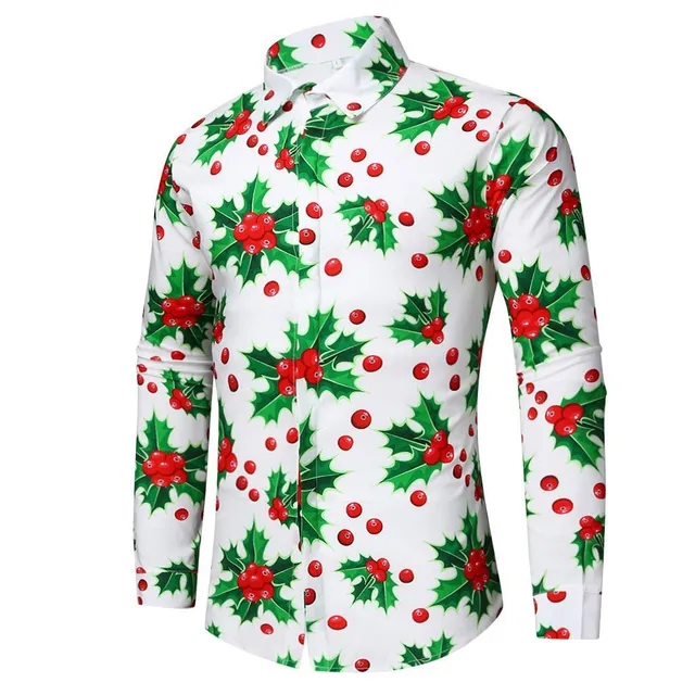 Stilvolles Weihnachtshemd Muriel für Männer c xxl