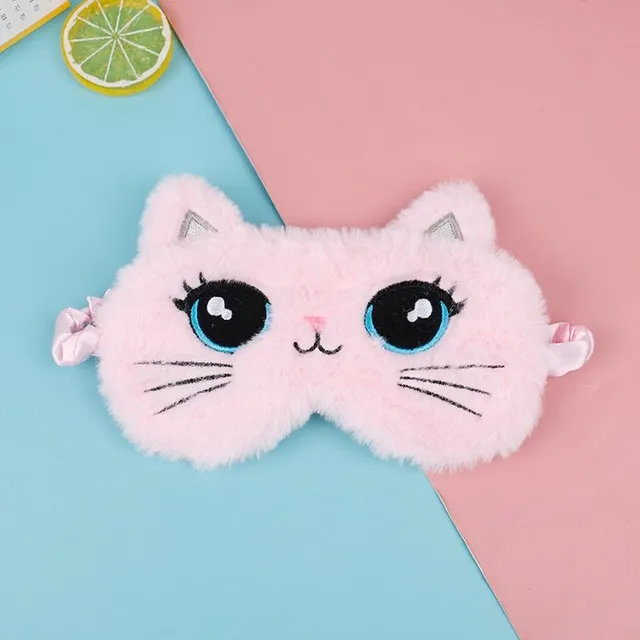 Cute eye mask with Topsy cat motif