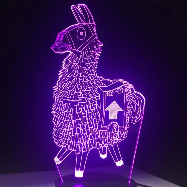 Gyönyörű asztal 3D lámpa Fortnite 3d led lamp 8