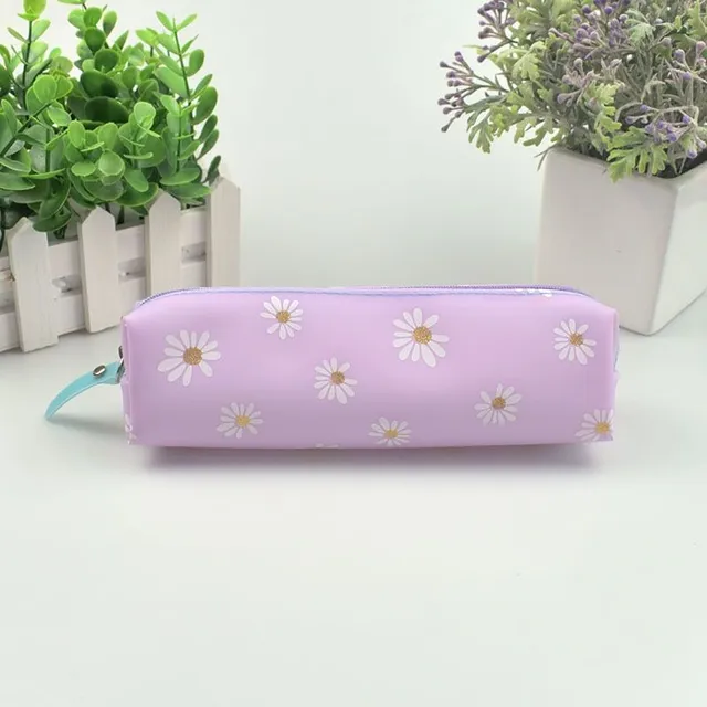 Luxury semi-lubricant pencil case with diaper motif - several color variants