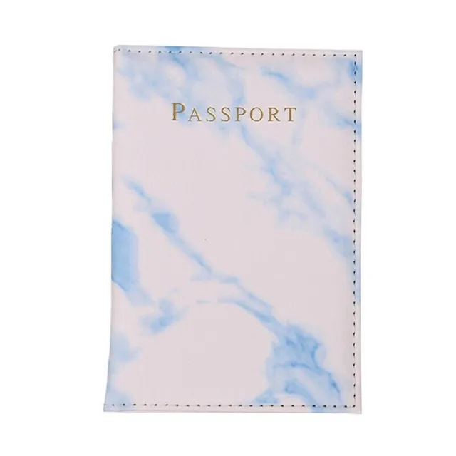Luksusowe twarde etui na paszporty z marmurowym wzorem - więcej wariantów Skenandoa