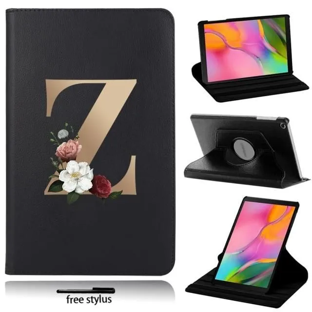 Samsung Galaxy tablet case with initial