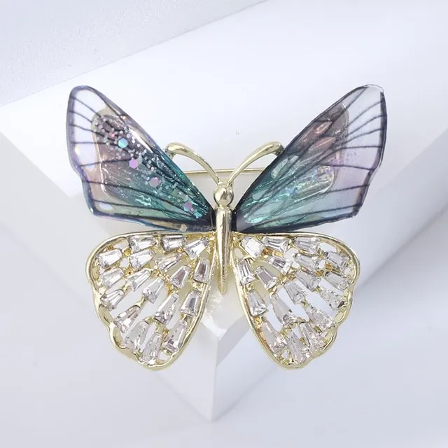 Plesová moderní brož Butterfly