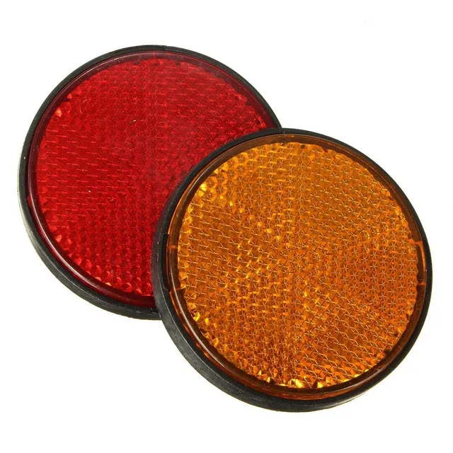 Screw-on motorcycle reflector 2 pcs