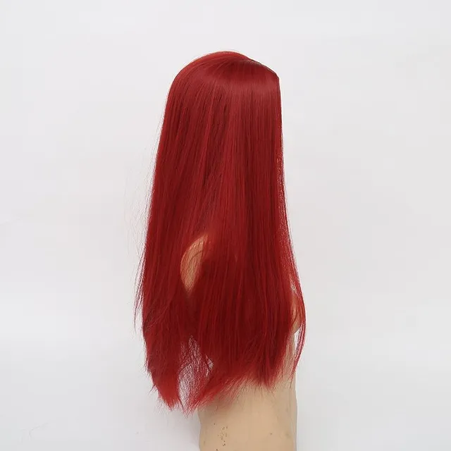 Synthetic wig - red