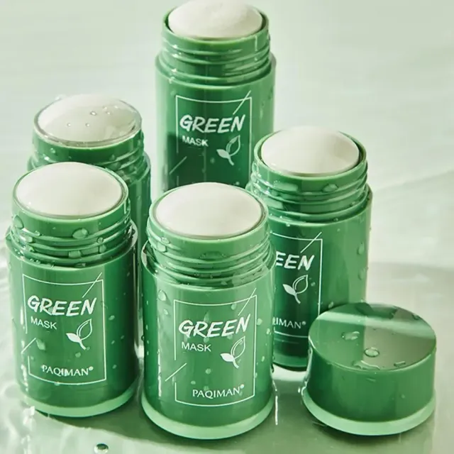 Čisticí tyčinka na obličej s výtažkem ze zeleného čaje pro akné, černé tečky a hydrataci