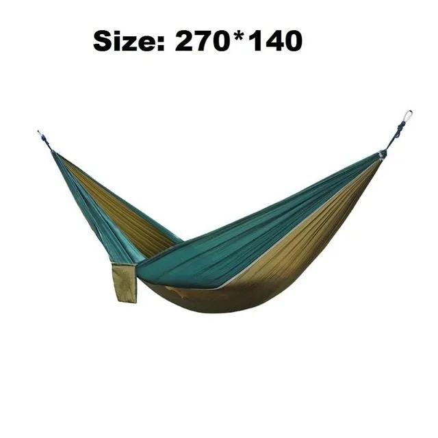Outdoor indestructible hammock/sleeping net dark-green
