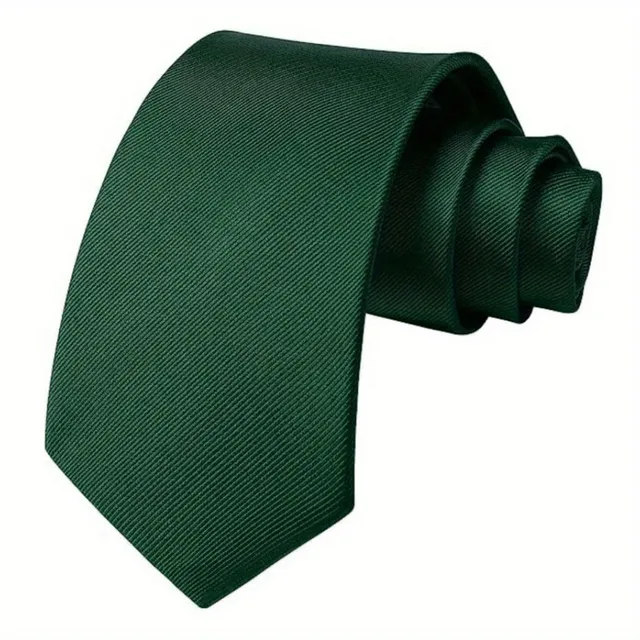 Men's single-color tie suitable for business meetings, weddings and balls