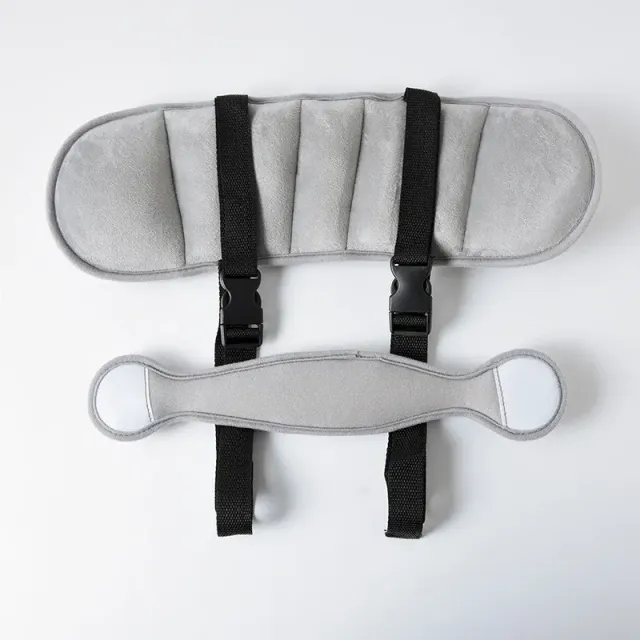 Adjustable headrest for car seat and carriage for children travelling