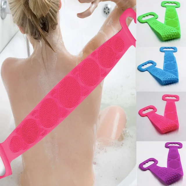 Silicone brush for back washing