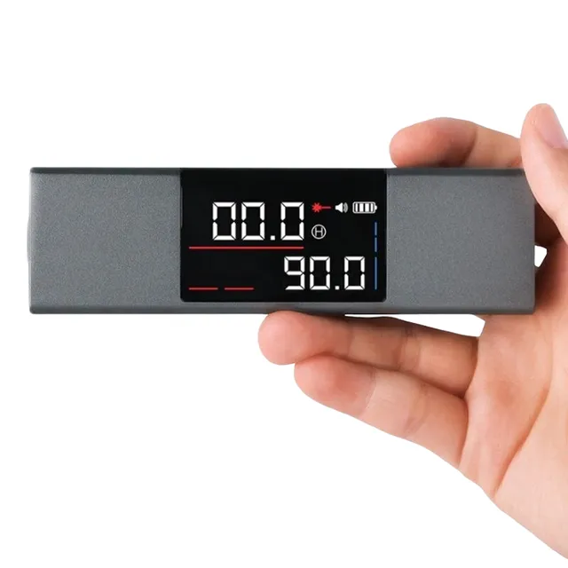 Laser distance meter with stand