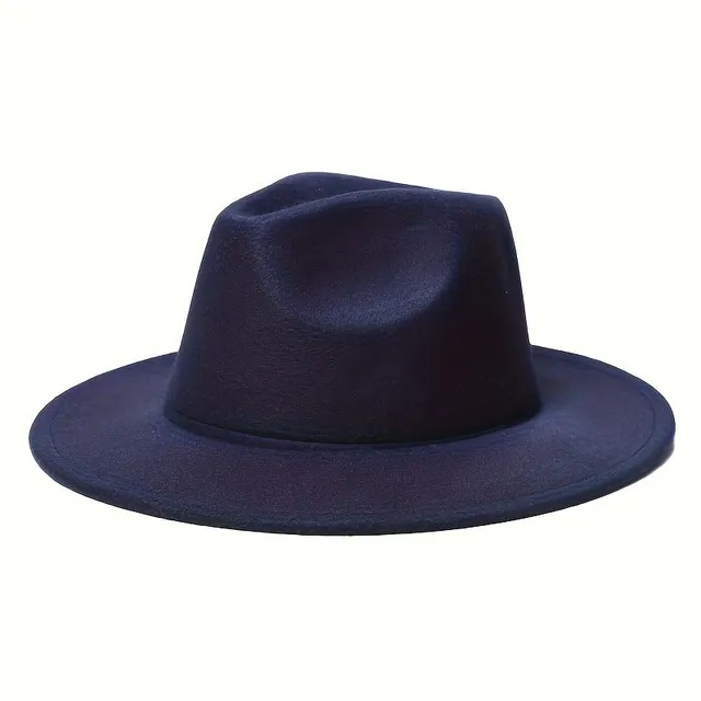 Cappello Fedora unisex in colori bonbon - Cappello classico a tesa larga, in feltro in stile jazz - Trilby