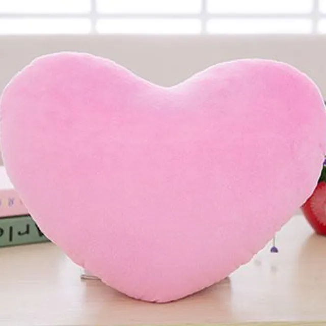 Pillow in the shape of a heart