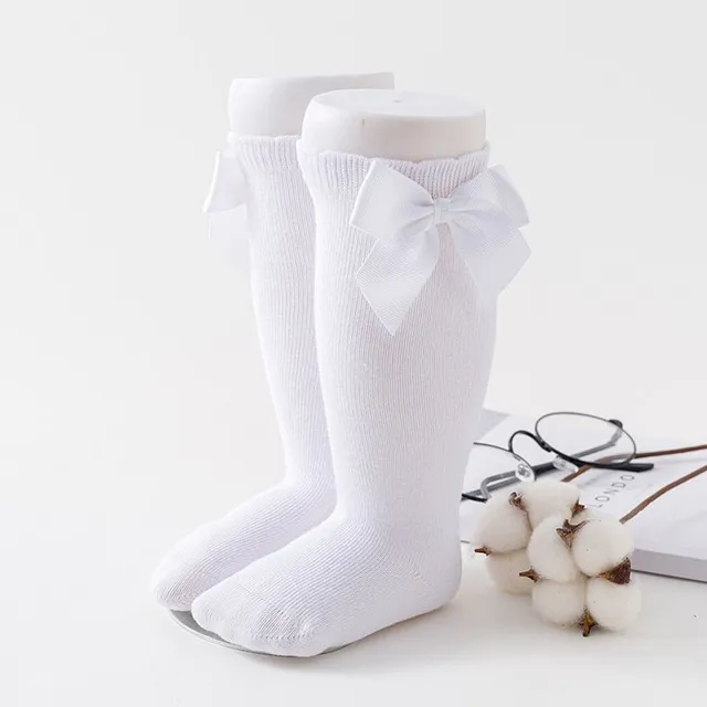 Girls trendy socks with bow Lee