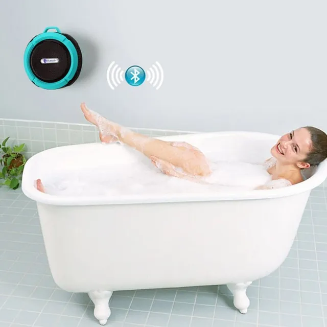Portable waterproof wireless speaker