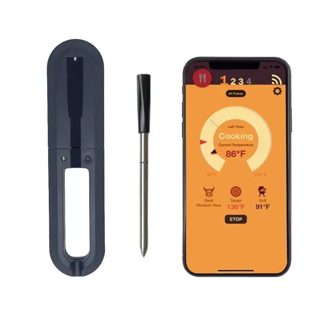 Waterproof Wireless Digital Meat Thermometer