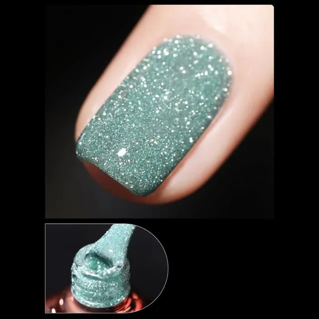Luxury glitter nail polish for a perfect salon manicure - several colours Christos