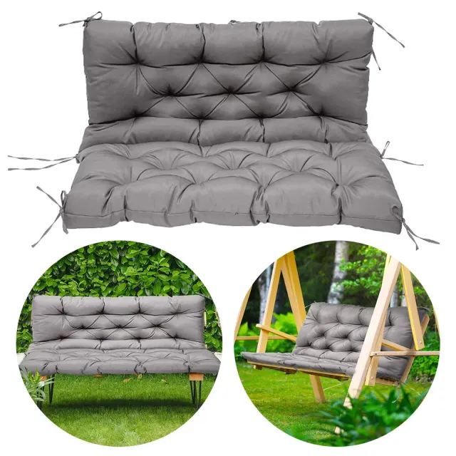 Waterproof cushion for outdoor bench - Cushion for wooden bench with sun protection