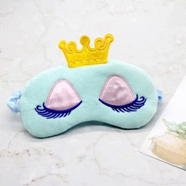 A mask for sleeping with a unicorn