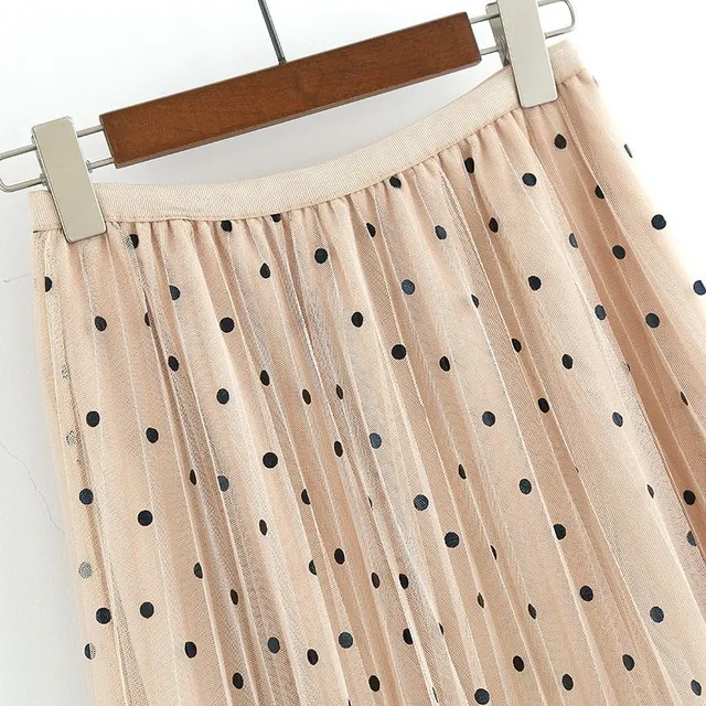 Women's long pleated skirt