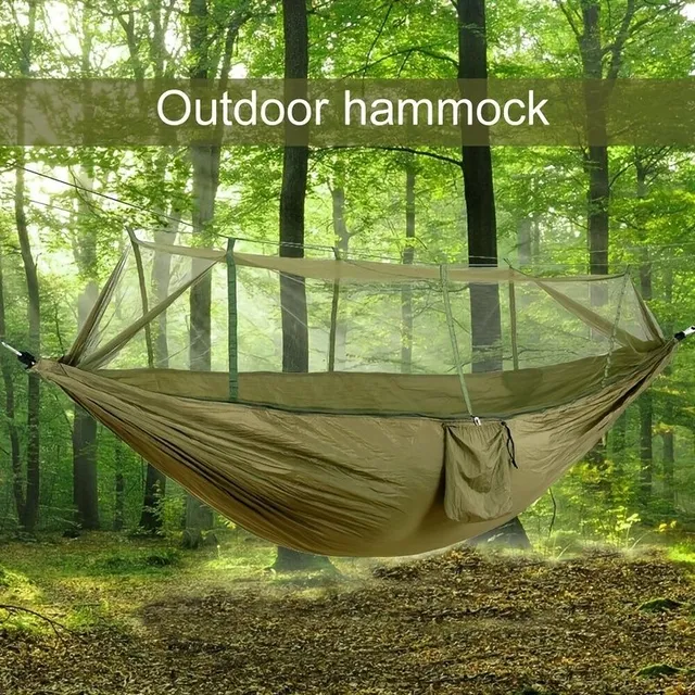 Ultralight hammock to the mosquito camp