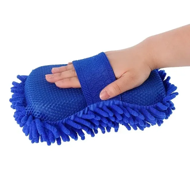 Éponge de lavage en microfibre pour voiture avec gants de nettoyage pour un entretien détaillé