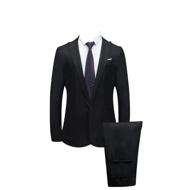 Modern men's slim suit Dr Frank