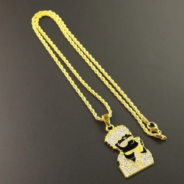 Collier moderne stylé pour homme Simpson