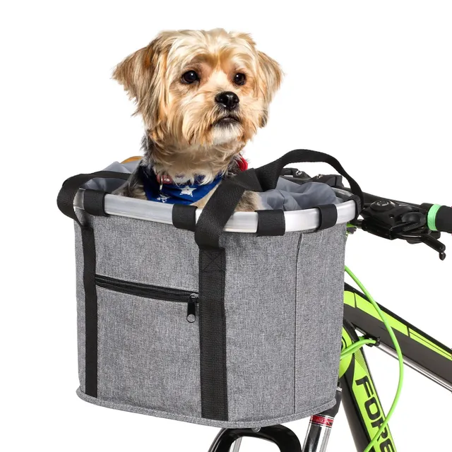 Waterproof dog basket for bike
