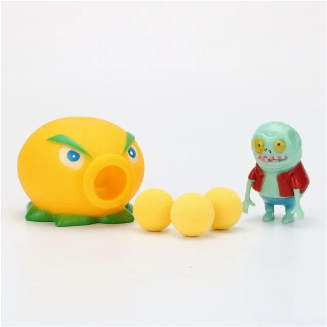 Shooting toy in the form of Plants vs Zombies characters