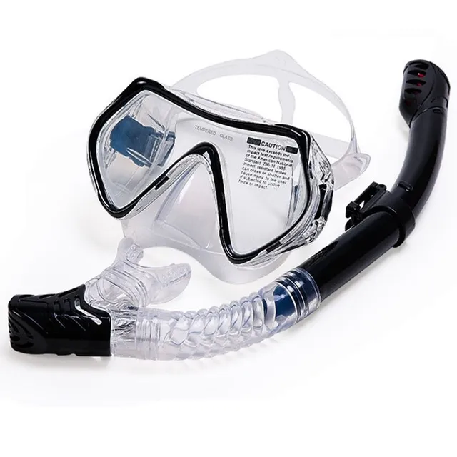 Professional diving set - diving mask + snorkel