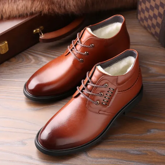 Men's insulated winter dress shoes