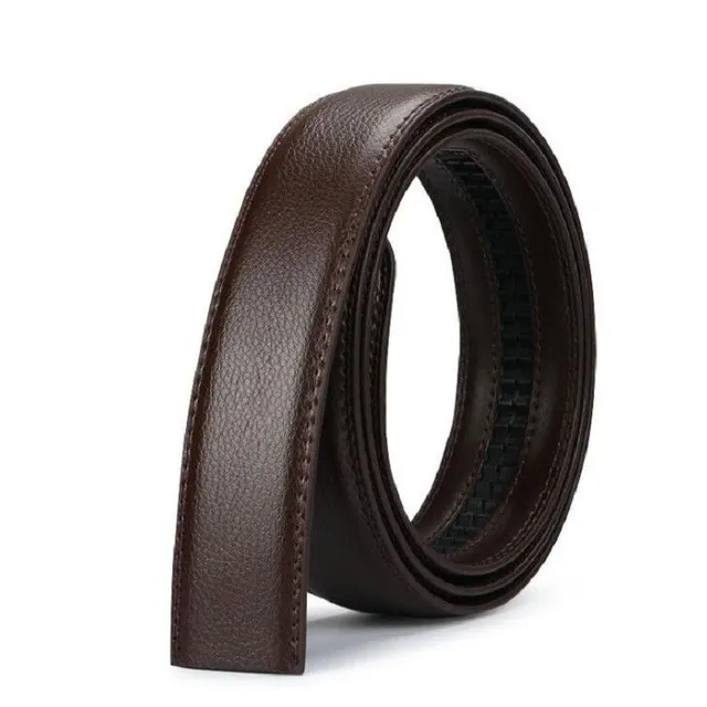 Male leather belt without buckle black cm Harley