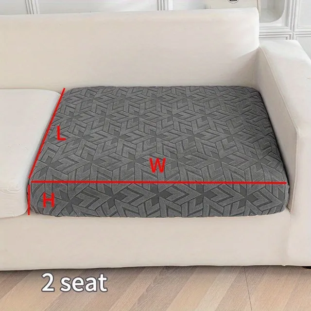 Jacquard elastic seat cover