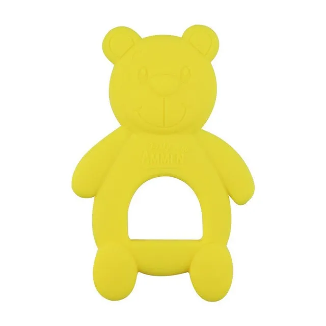 Silicone biting teddy bear