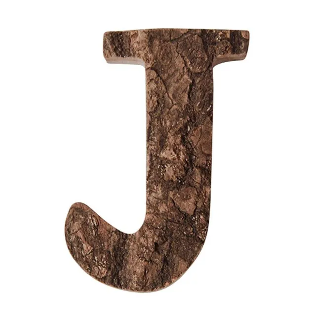 Decorative wooden letter C475